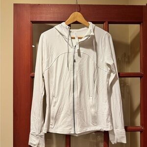 Lululemon Athletica White Zip-Up Jacket
